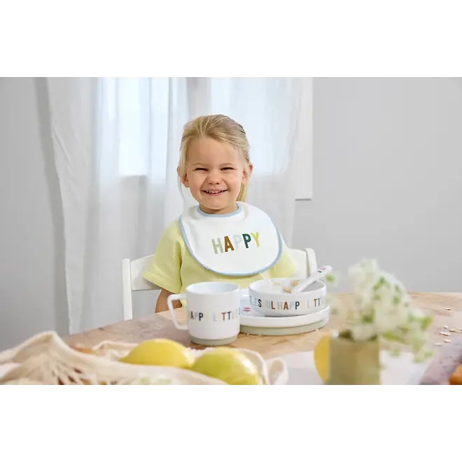Lassig - Happy Fruits - Value Pack Bib (5 pcs) - Lemon