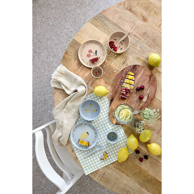 Lassig - Happy Fruits - Plate PP/Cellulose - Lemon