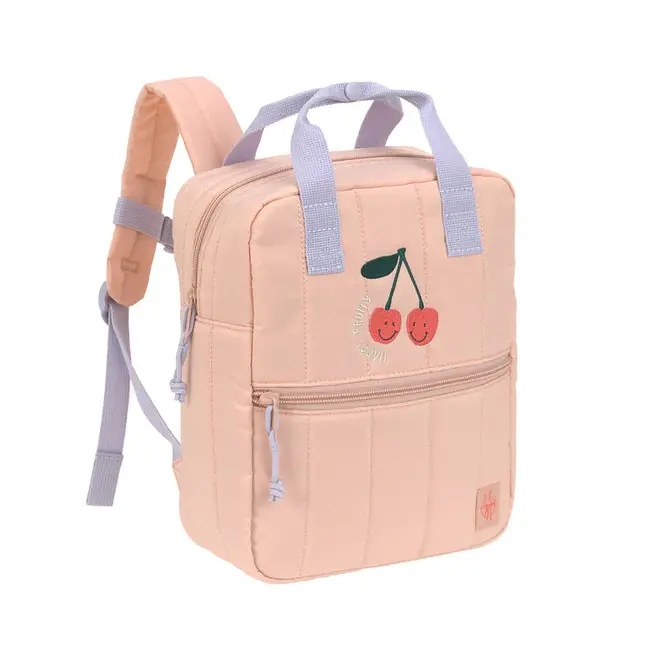 Lassig - Happy Fruits - Mini Square Backpack - Cherry Peach