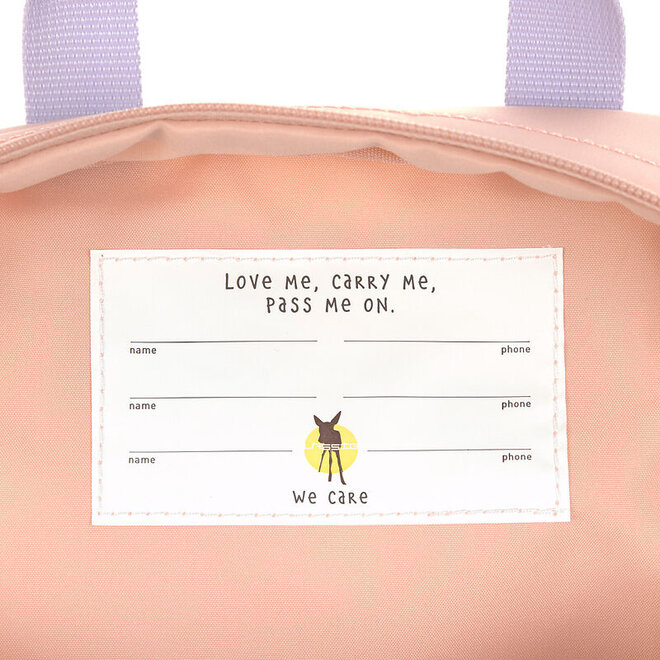 Lassig - Happy Fruits - Mini Square Backpack - Cherry Peach