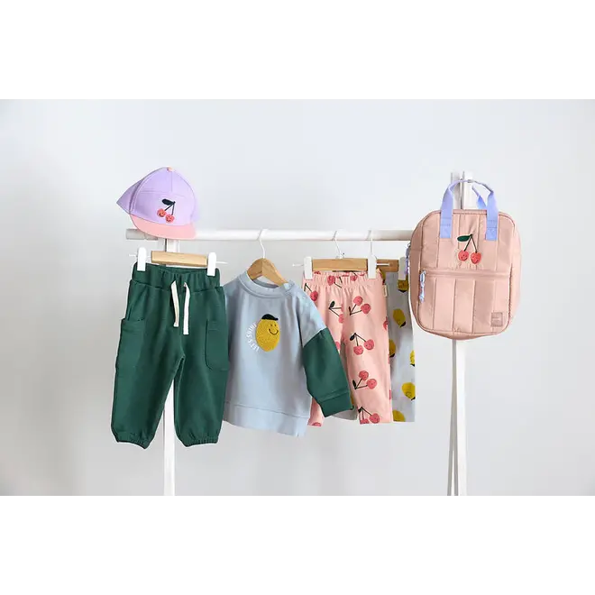 Lassig - Happy Fruits - Mini Square Backpack - Cherry Peach