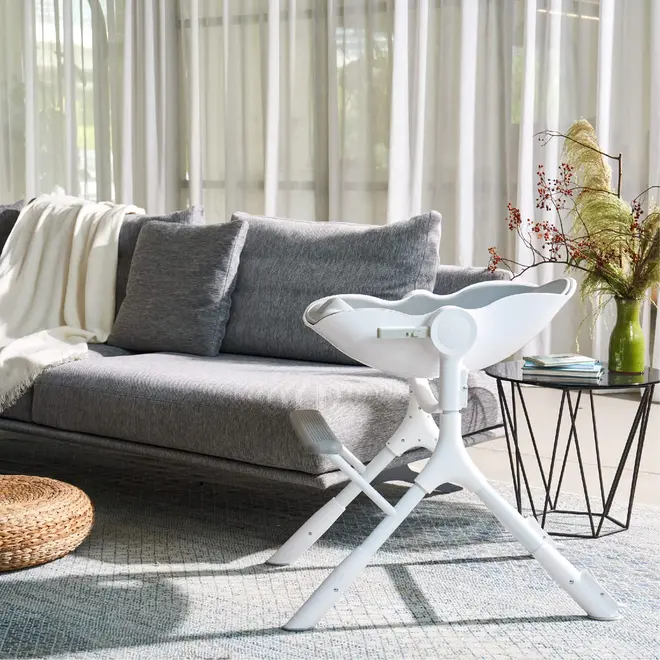 Oribel - Cocoon Z High Chair | Lounger Ice Grey