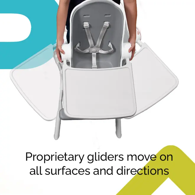 Oribel - Cocoon Z High Chair | Lounger Ice Grey