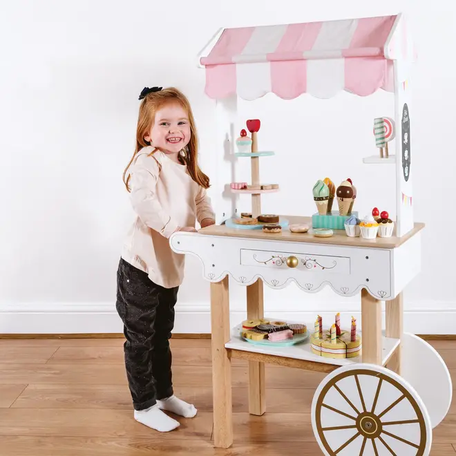 LE TOY VAN - ROLEPLAY - TEA AND TREATS TROLLEY