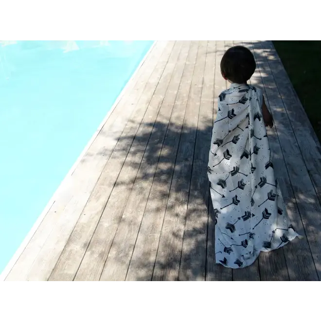 BAMBOO SWADDLE FRINGE - BOHO ROYAL ARROWS