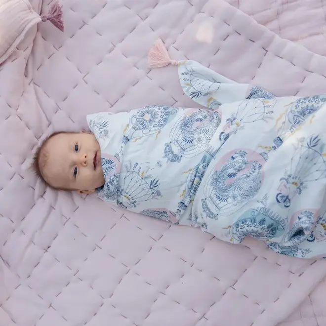 BAMBOO SWADDLE FRINGE - BOHO ROYAL ARROWS