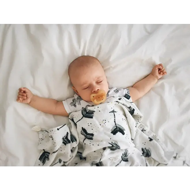 BAMBOO SWADDLE FRINGE - BOHO ROYAL ARROWS