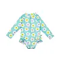 ZOOCCHINI - Rashguard Ruffled 1pc Swimsuit - Daisy