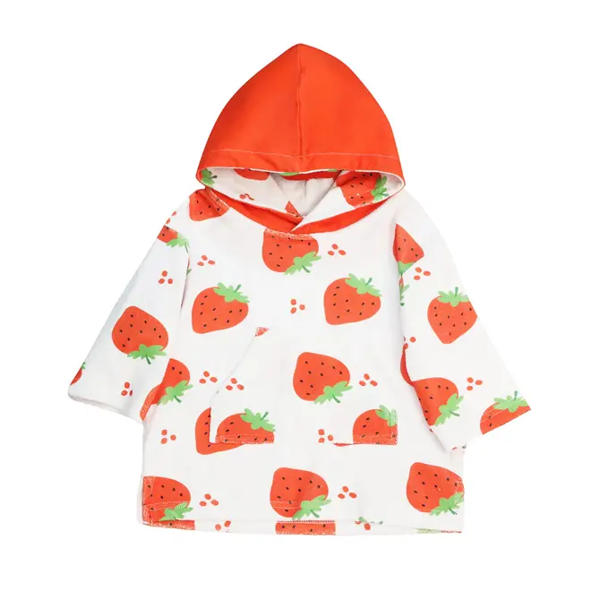 ZOOCCHINI - UPF50+ Baby Terry Swim Coverup Strawberry