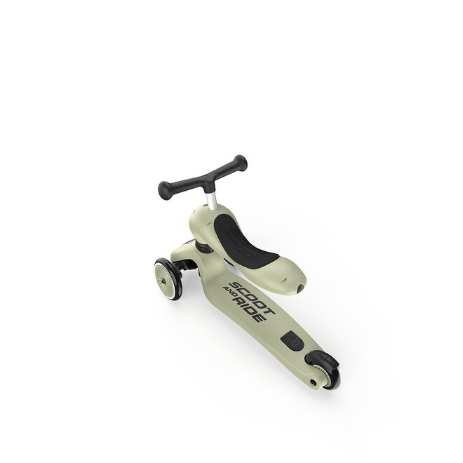 Scoot And Ride Highway Kick1-Olive