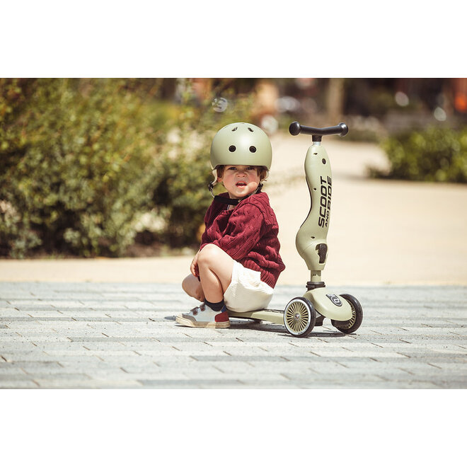 Scoot And Ride Highway Kick1-Olive