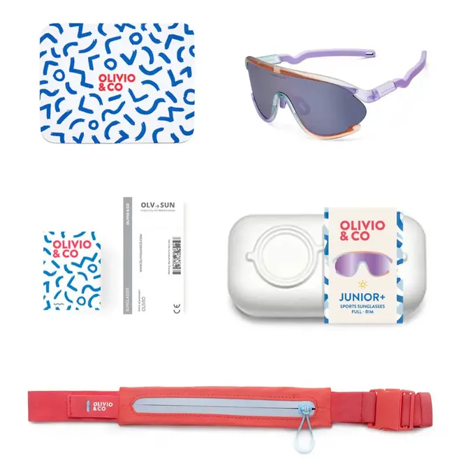 2024 Junior+ Full-Rim Sports Sunglasses-Ocean Fantasy