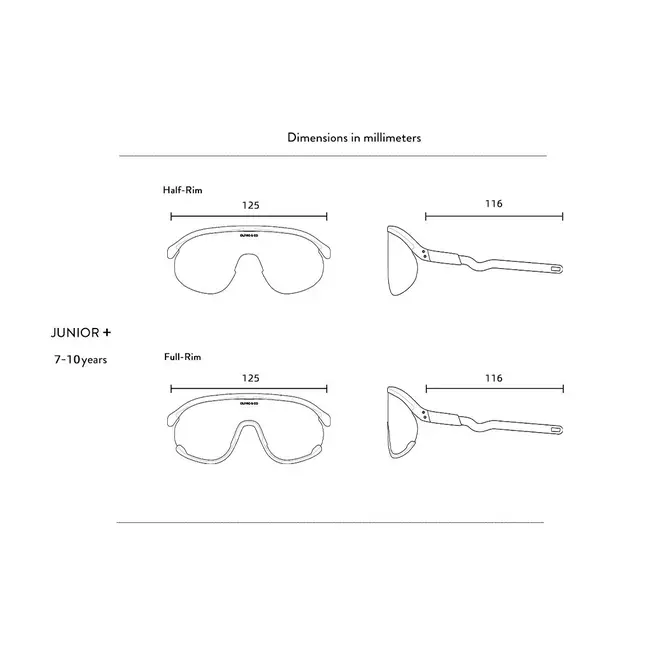 2024 Junior+ Full-Rim Sports Sunglasses-Ocean Fantasy