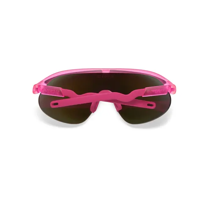 2024 Junior Full-Rim Sports Sunglasses - Flamingo Pink