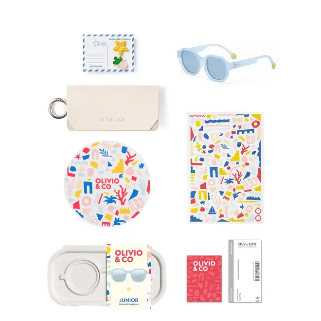 JUNIOR Creative Edition D Sunglasses Sky blue