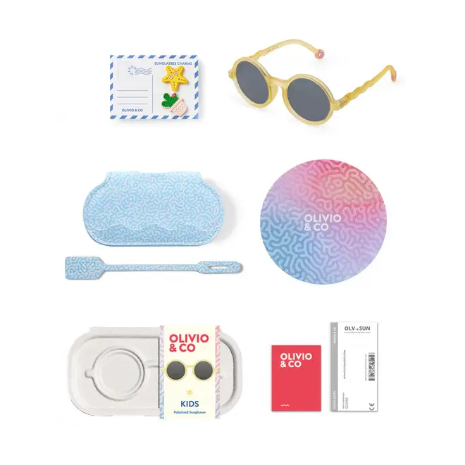 KIDS Round Sunglasses Coral Reef Sun coral