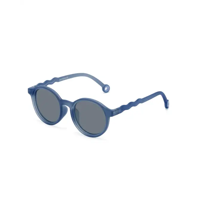 JUNIOR Oval Sunglasses Seaside Stripes Navy Blue
