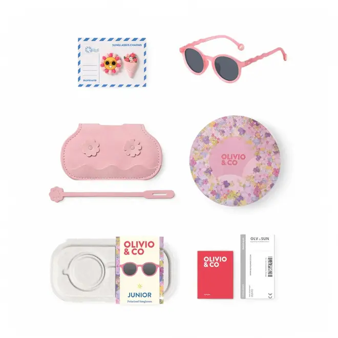 JUNIOR Oval Sunglasses Flower Stall Rock Rose