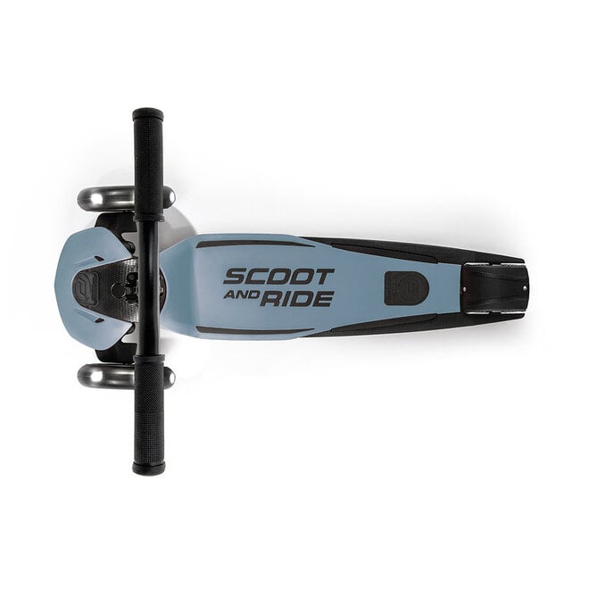 Scoot & Ride Highwaykick 5 LED - Steel