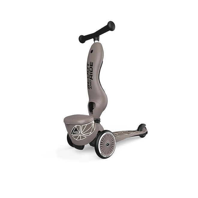 Scoot&Ride Highwaykick 1 Lifestyle - Brown Lines