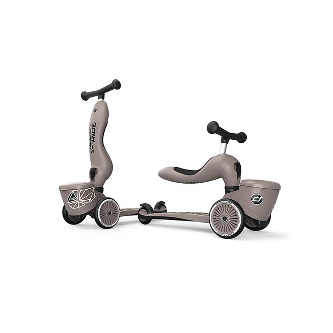 Scoot&Ride Highwaykick 1 Lifestyle - Brown Lines