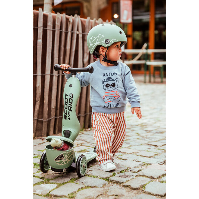 Scoot&Ride Highwaykick 1 Lifestyle - Green Lines