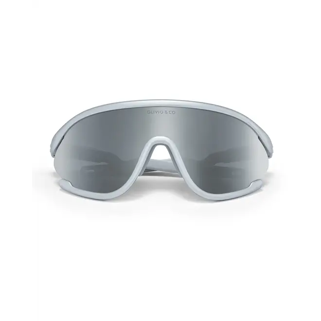 2024 Junior Full-Rim Sports Sunglasses -Space Silver