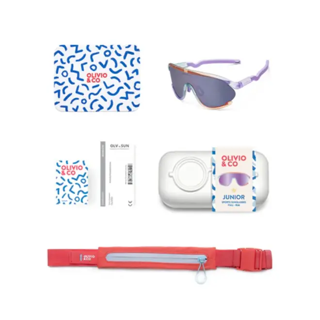 2024 Junior Full-Rim Sports Sunglasses -Ocean Fantasy