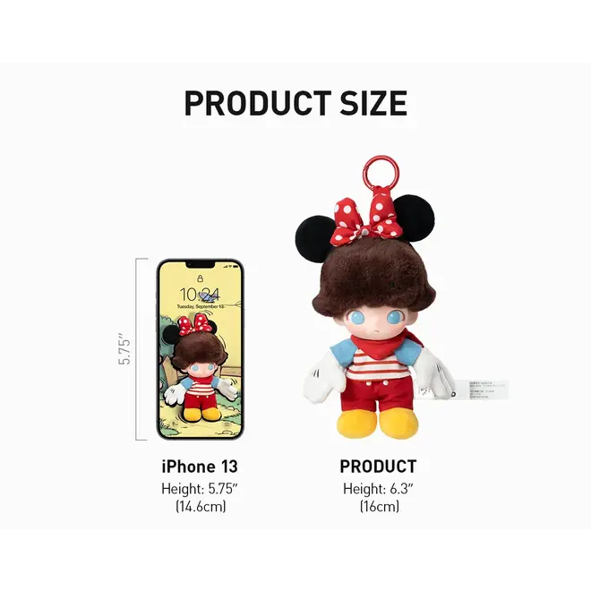Popmart Dimoo World x Disney Series-Vinyl Plush Keychain Blind Box