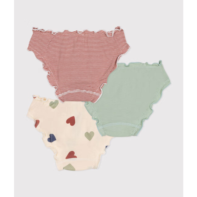 Children's frilly cotton knickers - 2-Pack
