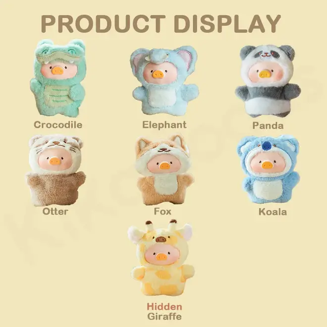 Lulu The Piggy-Animal Party Forest Theater Vinyl Finger Puppet Blind Box