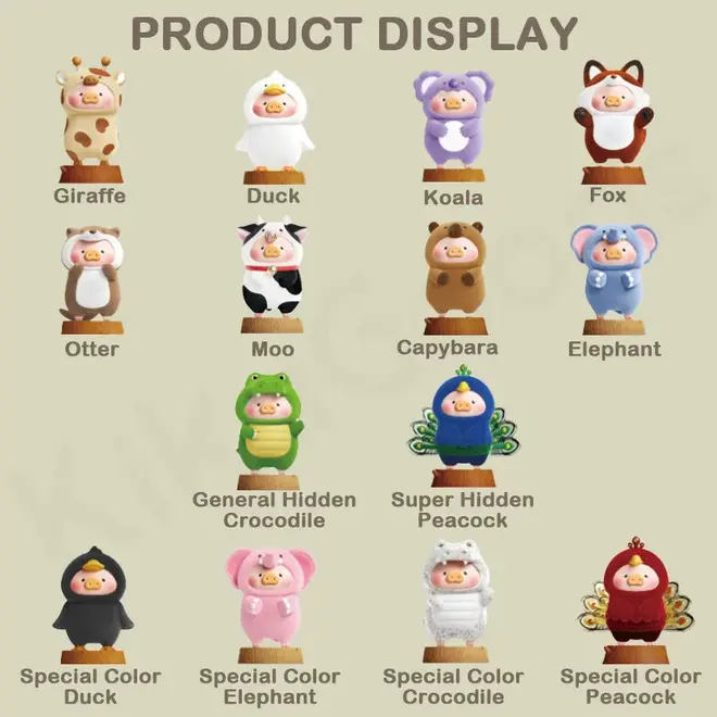Lulu The Piggy-Animal Party Series Blind Box