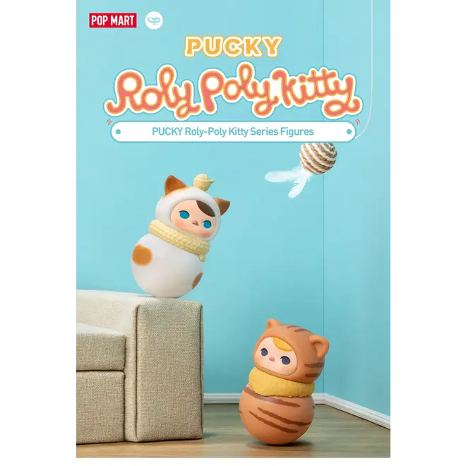 Pucky Roly-Poly Kitty Series Figures Blind Box