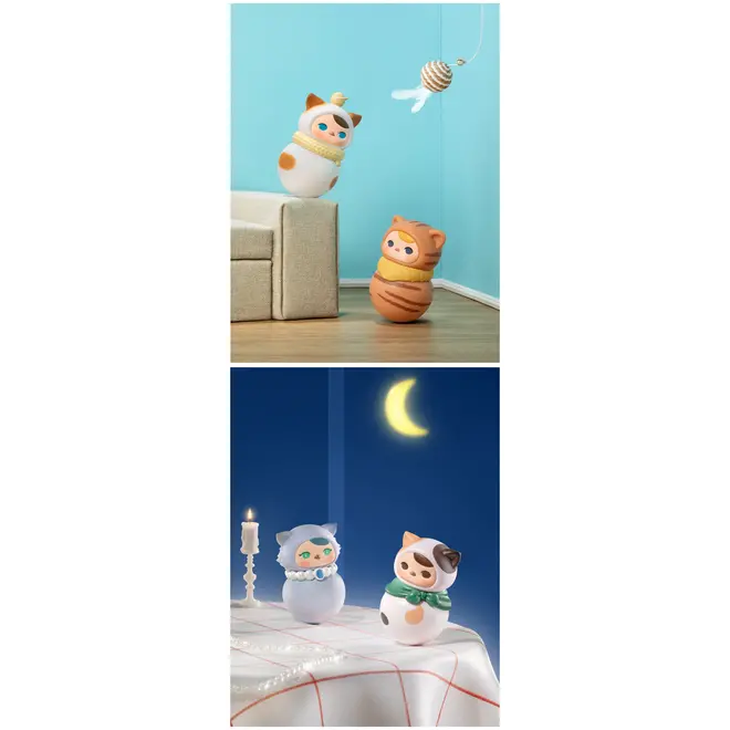 Pucky Roly-Poly Kitty Series Figures Blind Box