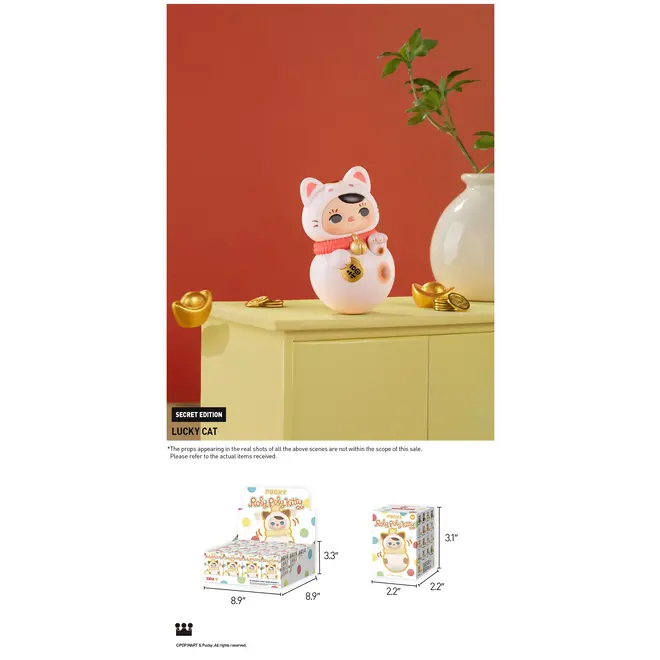 Pucky Roly-Poly Kitty Series Figures Blind Box