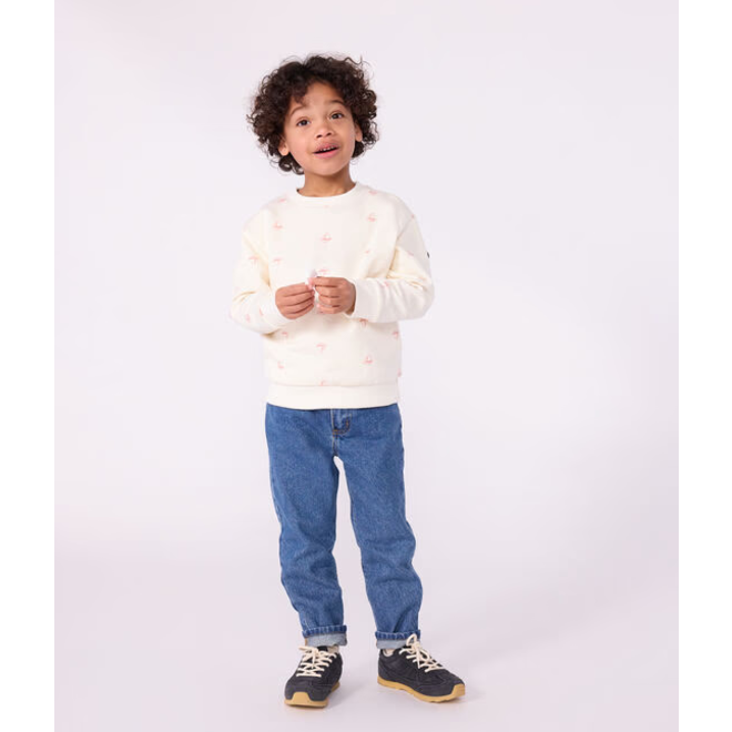 Children's printed cotton sweatshirt Sailboat