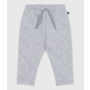 Babies' plain thick cotton trousers Grey