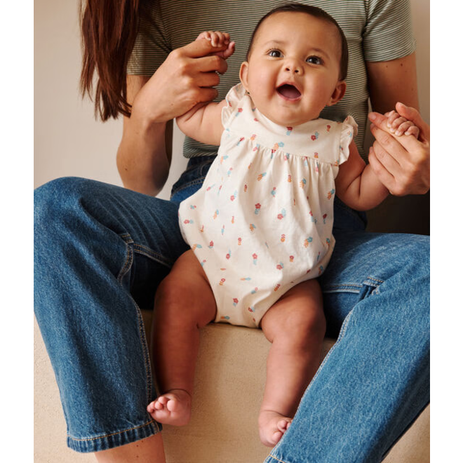 Babies' Plain cotton trousers