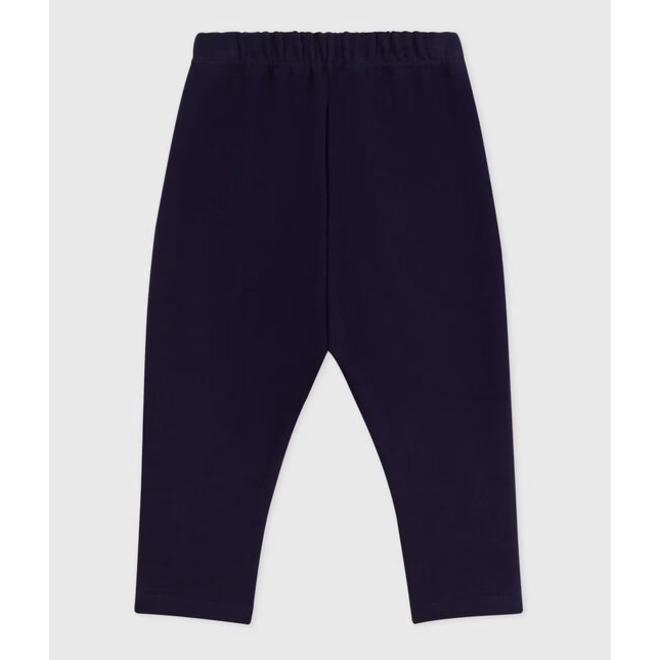 Babies' plain cotton trousers