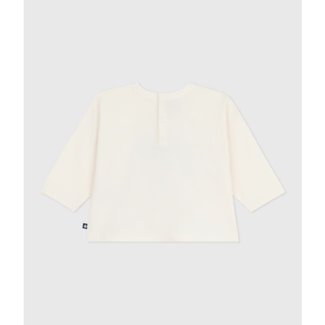 Babies' long-sleeved t-shirt with a cat design