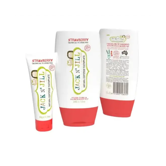 Jack N Jill Mega Berry Natural Strawberry Toothpaste 200g