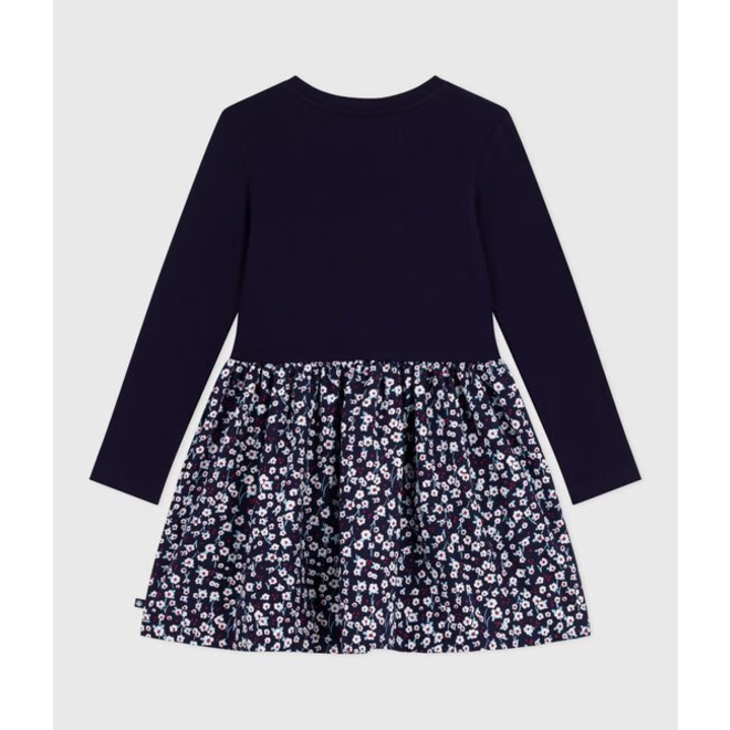 Children's long-sleeved cotton dress