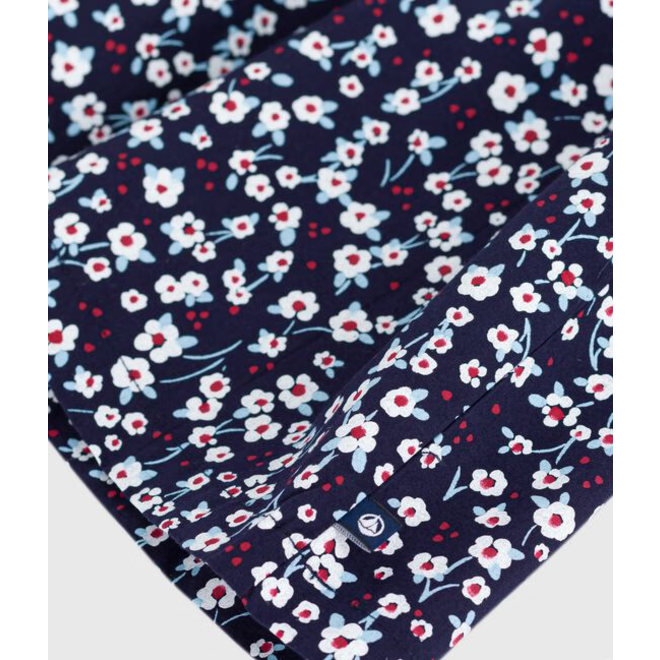 Children's long-sleeved cotton dress