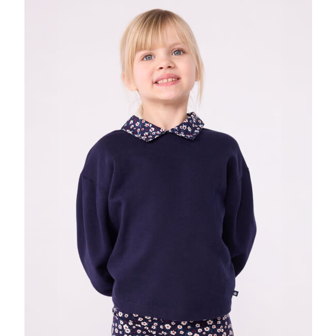 Children's plain cotton sweatshirt