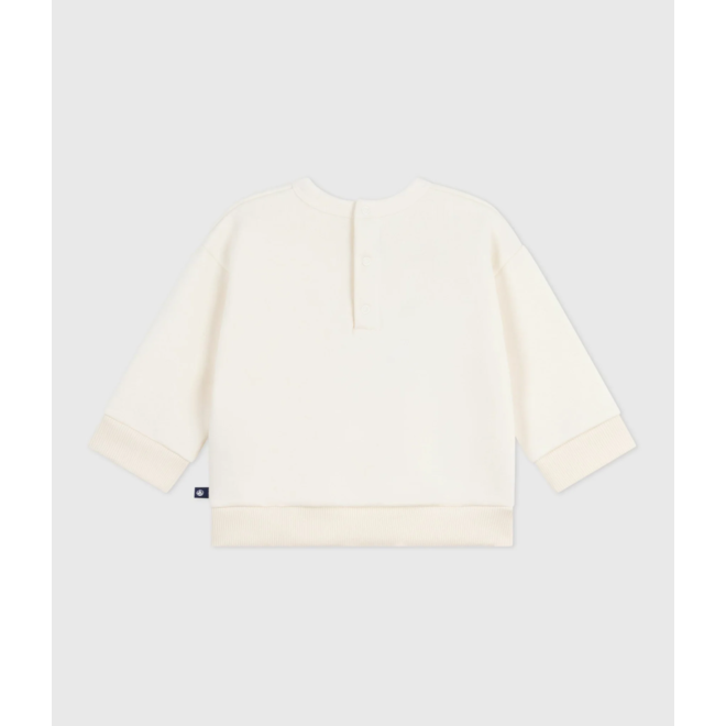 Petit Bateau Sweater Meisjes Hart Milk