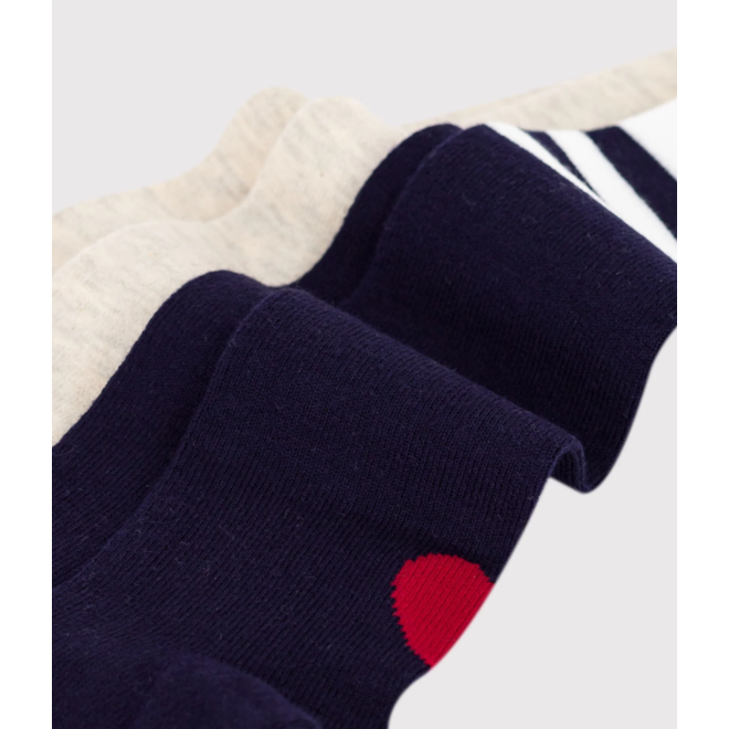 Babies' cotton jersey tights - 2-pack