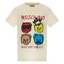 Moschino Jump, Dance Logo T-Shirt Short Ivory
