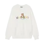 Moschino Printed cotton sweatshirt Cloud