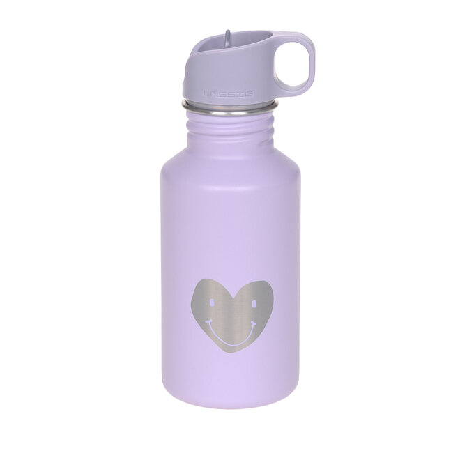 Lassig - Little Gang - Bottle Stainless Steel - Heart Lilac