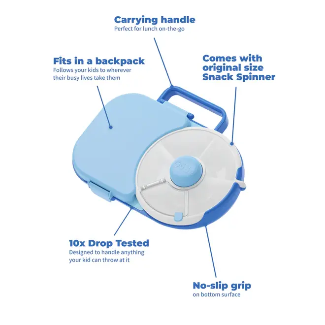 GoBe Lunch Box Blueberry Blue